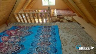 نمای اتاق خواب کلبه سوئیسی شماره چهار اقامتگاه بوم گردی امیر- سوادکوه - شیرگاه - بابل - روستای کاردرکلا